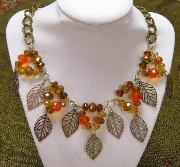 Falling Leaves Necklace Project
