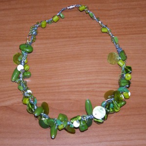 Chunky Green Necklace Jewelry Idea